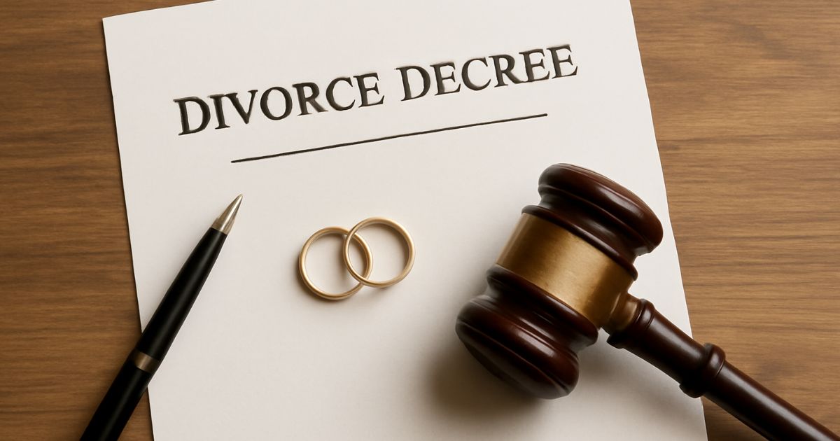 how do i obtain a divorce decree?