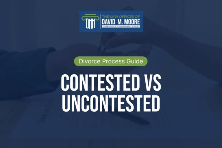 Contested vs Uncontested Divorce Process