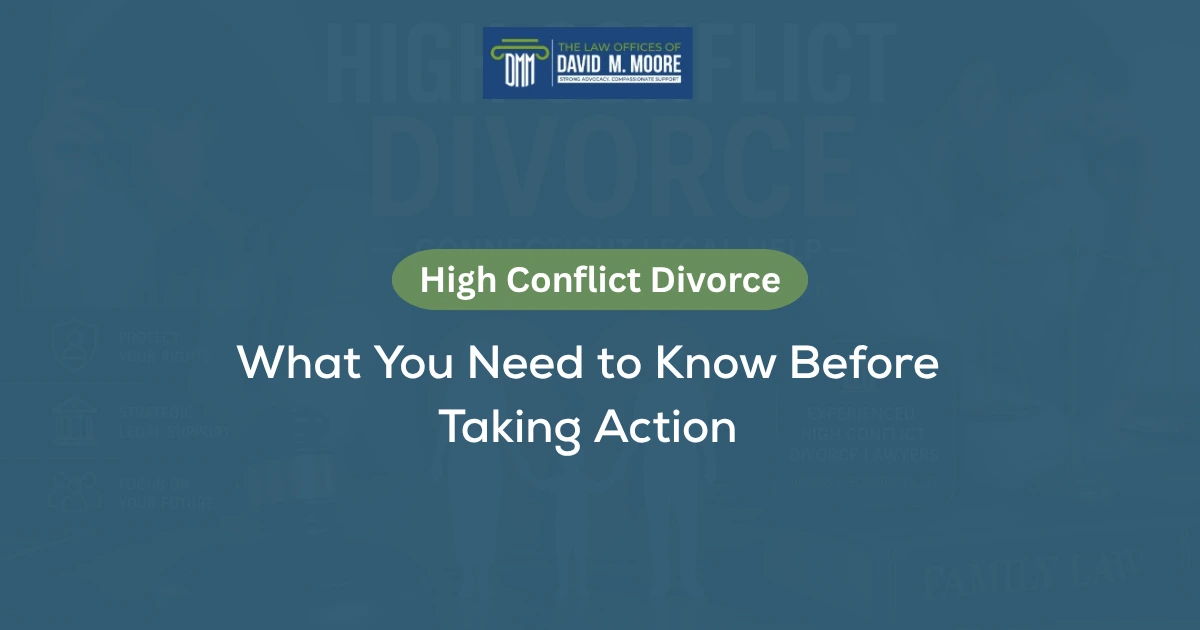 high conflict divorce